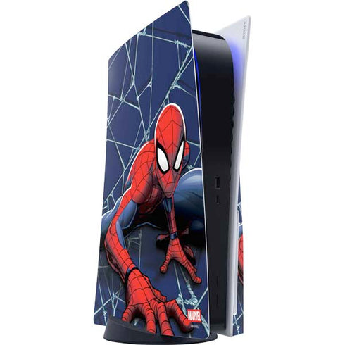Marvel Spiderman Crawling Spiderman PS5 Console Skin
